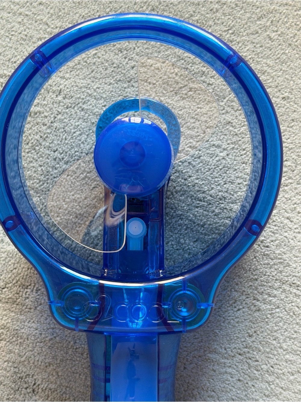 O2COOL Deluxe Misting Fan - Blue - Picture 3 of 8
